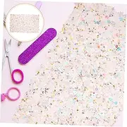 BESTYASH Nail Art Mat Lightweight Manicure Table Pad with Glitter Versatile Cushion for Nail Technicians and DIY Enthusiasts Sturdy Design Elegant Appearance