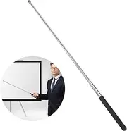 Retractable Teacher Pointer .'', Pointer Stick with Smooth Sensitive Tablet Pen Stylus Pen, Teacher Coach Presenter Pointer Black
