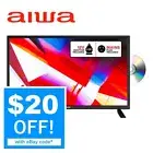 AIWA 24" Inch HD LED LCD TV with Built-In DVD Player Combo 12v for Caravan Car