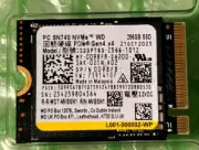 1 - One Western Digital SSD Tested 256 GB PCIe Gen4*4 NVMe SSD with Clam Shell