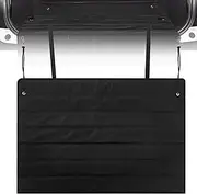 Tinideya Large Bumper Guard for Cars 41 x 25 Inches Rear Bumper Protector Foldable Universal SUV Trunk Mat for Preventing Scratches While Unloading and Loading, Black