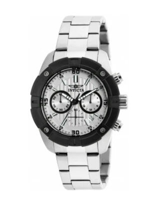 Invicta Specialty Mens Silver-Tone Chronograph Watch 21614