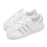 在飛比找ETMall東森購物網優惠-adidas 休閒鞋 Superstar EL I 小童 白