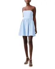 French Connection Whisper Strapless Mini Dress