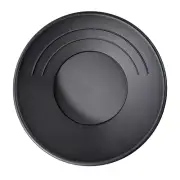 ASR Outdoor 10" Inch Black Riffled Gold Panning Pan for Mining Prospecting