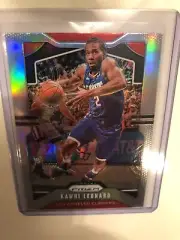 raremint 2019-20 Panini Chronicles KAWHI LEONARD SILVER Prizm Update #505 rare