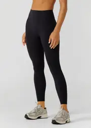 [Lorna Jane] Sculpt And Support No Ride Ankle Biter Leggings in Blue, Size - XL XL Midnight Blue