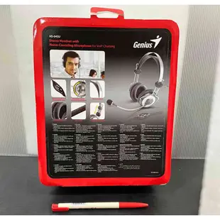 [全新未拆]Genius HS-04SU 耳罩式降噪電腦耳機