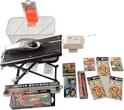 Fishing Zanmai Intuition Wakasagi II Dome Boat Rod, 9.1 inches (23 cm), Electric Reel, PE Line, Bait Box, Stand Included, Complete Set