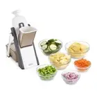 Safe Slice® Mandoline Slicer Julienne + Dicer for Vegetables Meal Prep & More...
