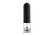 Wiltshire Soft Touch Electric Salt Pepper Mill Ceramic Grinder w Light Black