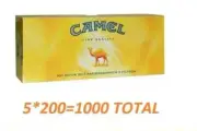 1000 (5×200) CAMEL EMPTY CIGARETTE FILTER TUBES