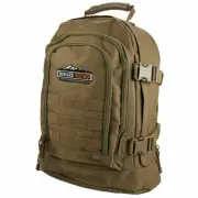 3 Day Tan Expandable Tactical Camping and Hiking Backpack Military Trekking Bag
