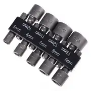 Impact Nut Driver Bit Set Metric Screwdriver Bits Repairing Tool Drill