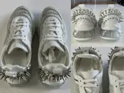 Philipp Plein RUNNER STUDS STAR SNEAKERS Trainers Embellished Shoes Shoe 39