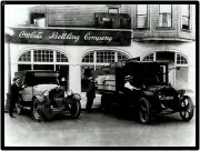1924 REO & White Trucks New Metal Sign: Coke Svc & Del. Trucks w Bottler BLDG