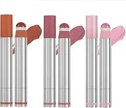 All-Day Liquid Blush, Cheek Stay-N - All-DayLiquidBlush - Longlasting, Buildable, Ultra-Blendable, Natural Hydrating Long-Lasting MatteBlush Blendable Color (Pink+Dark Pink+Bean Sand)
