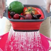 Easy Storage Folding Strainer Collapsible Colander 7.2"x9.5"x3" Case of 60 Items