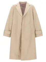 [Thom Browne] Thom Browne-Trench Coat Trench E Impermeabili Beige-Uomo 3 Beige