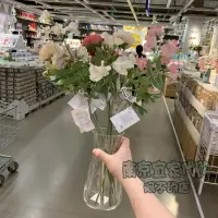 在飛比找樂天市場購物網優惠-IKEA宜家正品 卡拉夫 餐用水瓶 透明玻璃 可用作花瓶插花