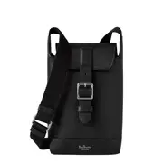[Mulberry] Chiltern Phone Pouch Black Small Classic Grain