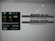 Seatac Washington Police Patrol Vehicle Decals 1:64 two for one money