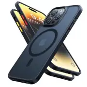 Stronger Magnetic for iPhone 14 Pro Case, 12 FT Military 1 Translucent Black