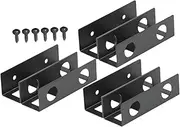 BaotyJie 3X Under Desk Laptop Mount Under Desk Laptop Holder with 6 Screw Heavy Duty Easy Installation Creative Anti Scratch Bracket