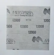 Micro-Mesh Finishing Sheet 2 sheets 6'' x 6" 12000 grit Extra Fine SANDPAPER