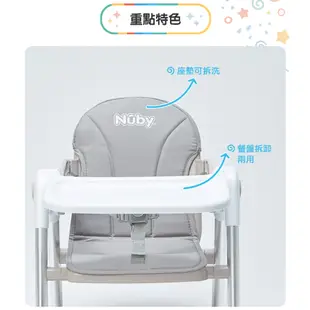 Nuby 可攜兩用兒童餐椅 可愛婦嬰