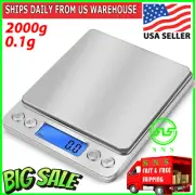 Digital Scale 3000g 0.1g Jewelry Gold Silver Coin Food Gram Pocket Herb Precise