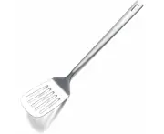 Stainless steel spatula, slotted spatula, metal spatula for cooking, kitchen spatula for non-stick pans, BBQ spatula