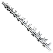 KC Tools 3/8" Drive 10 Piece Metric Crowsfoot Wrench Set - 10187