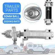 TRAILER HITCH 4 HOLE QUICK RELEASE COUPLING 50MM 2000KG SILVER