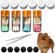12 Pack Dog Nose Metal Container with 12 Magnetic Dog Scent Work Tins Dog Scent Training Box Dog Scent Training Kit Smell Training Canisters Aluminum Cans for Dogs Training (4 swabs+6L box)