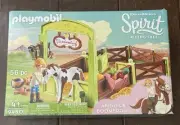 Playmobil DreamWorks Spirit Riding Free Abigail & Boomerang Horse Stall Playset