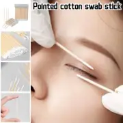 100Pcs Cotton Nail Tip Swabs Makeup Eyeliner Beauty Cotton Swabs Clean Sticks