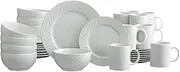Pfaltzgraff Sylvia Dinnerware Set, 32 Piece, White