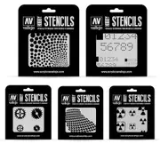 Vallejo Sci-Fi & Fantasy Stencils - Honeycomb