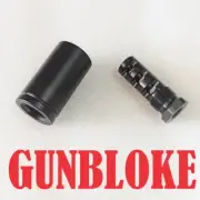 LITHGOW LA101 Triple-TAC Plus Muzzle Brake CERAKOTED TO SUIT 1/2x20 or 1/2x28