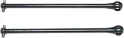 Dog Bone Dogbone Compatible with JLB Racing Cheetah 1/10 Parts 11101 21101 Truggy J3 Speed Truck RC Car Driveshaft Accessories Steel Upgrade Replace EA1078 2Pcs(Black)