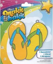 Colorbok Makit & Bakit Suncatcher Kit: Flip Flops