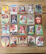 Kansas City Chiefs 20 Card Lot 2020-24 Travis Kelce Patrick Mahomes, RC's Id110