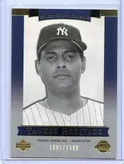 2003 UPPER DECK SWEET SPOT CLASSIC YANKEE HERITAGE RUBEN AMARO SR # 1001/1500