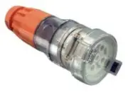 Clipsal 56-SERIES CORD EXTENSION SOCKET 500V 5-Pins Round, Orange- 40A Or 50A