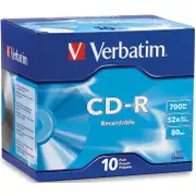 Verbatim 41846 Blank CD-R Media (10-Pack)