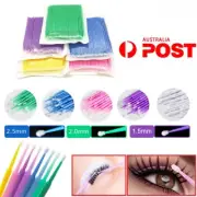 Disposable Micro Brush Eyelashes Extension Cotton Swab Applicator Mascara Brush