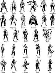 Looks Like Mortal Kombat Vinyl Decal Sticker Car Sub-Zero Liu Kang USA Seller