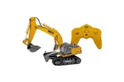 RC Remote Controlled 2.4GHz Die-Cast Tractor Excavator Digger Car Truck Kids Toy