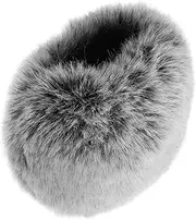 Milisten Furry Microphone Windscreen Cover Efficient Protection Against Saliva Sneezing Soft Sponge Material Easy to with Various Microphone Models